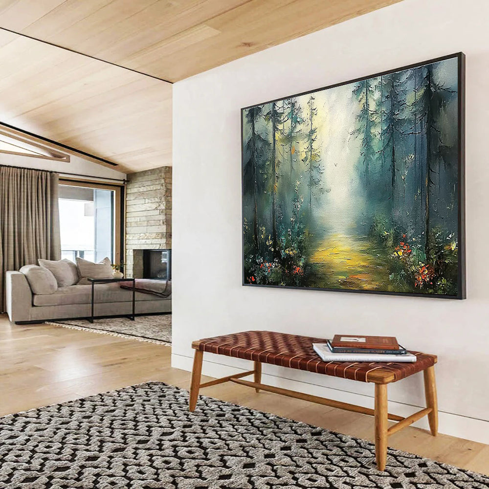Big Customizable Handmade Abstract Wall Art for Commercial Galleries DLZ3255
