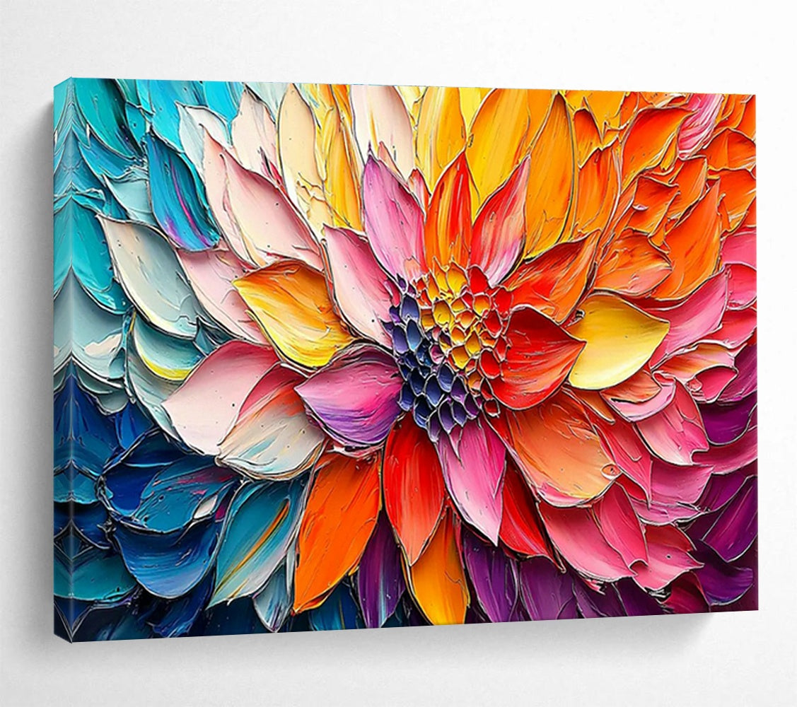 Customizable Extra Large Hand-Painted Abstract Painting for Living Room DLZ3250