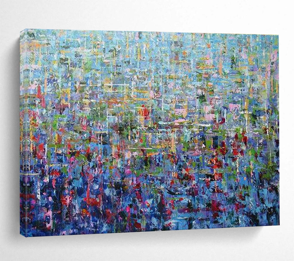 Custom Giant Abstract Hand Painting for Vertical Urban Farming Hydroponic Nutrient Solution Lab DLZ3041