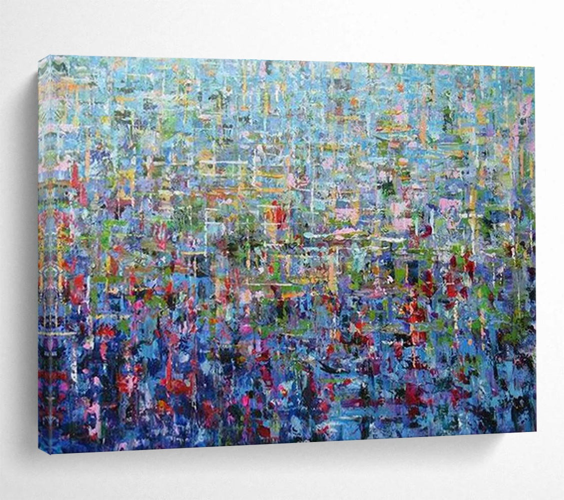 Custom Giant Abstract Hand Painting for Vertical Urban Farming Hydroponic Nutrient Solution Lab DLZ3041