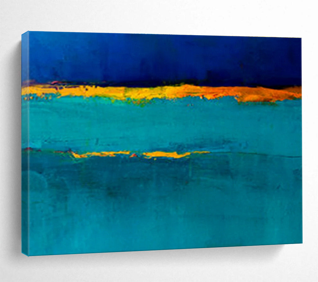 Custom Giant Abstract Hand Painting for Medical Research Lab DLZ2767