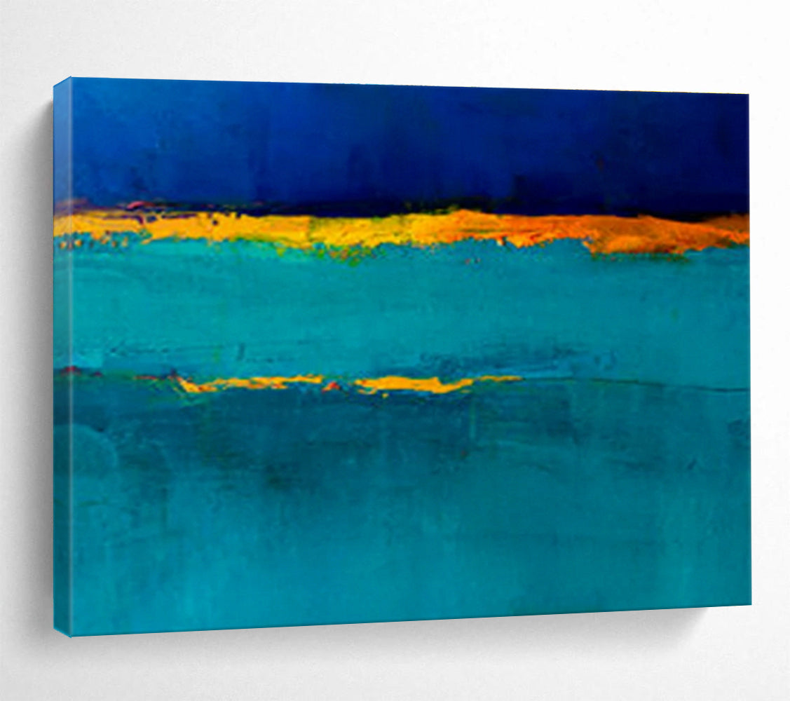 Custom Giant Abstract Hand Painting for Medical Research Lab DLZ2767