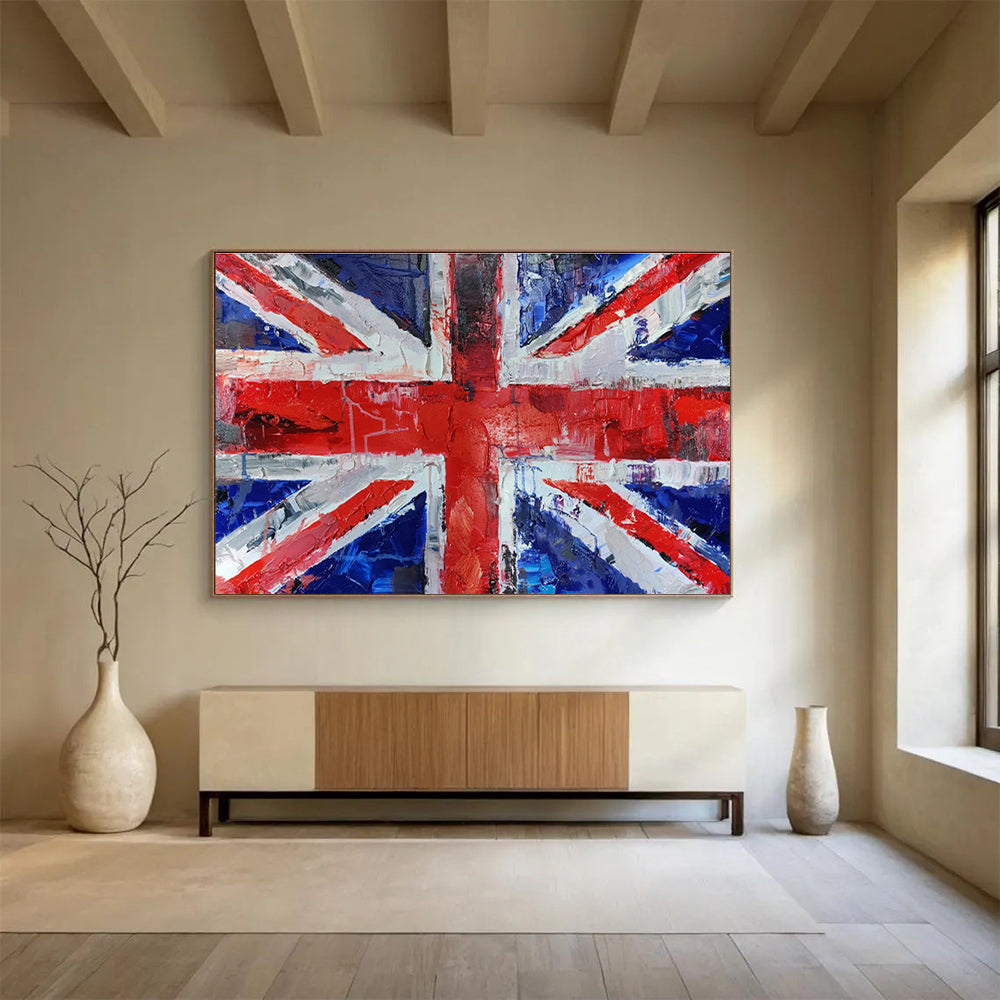 Custom-Made Casino Large Abstract Hand Painting