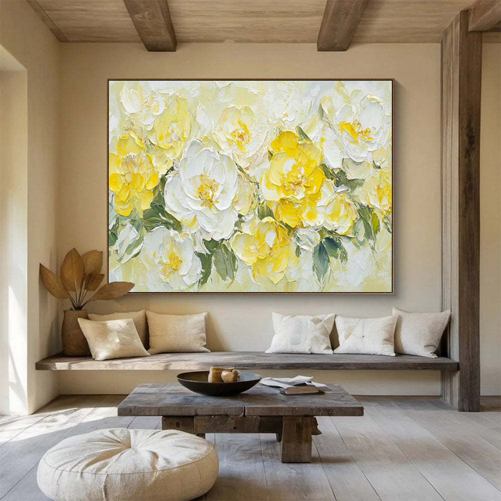 Oversized Custom Abstract Hand Painting for Offshore Ocean Current Energy Research Station DLZ3080