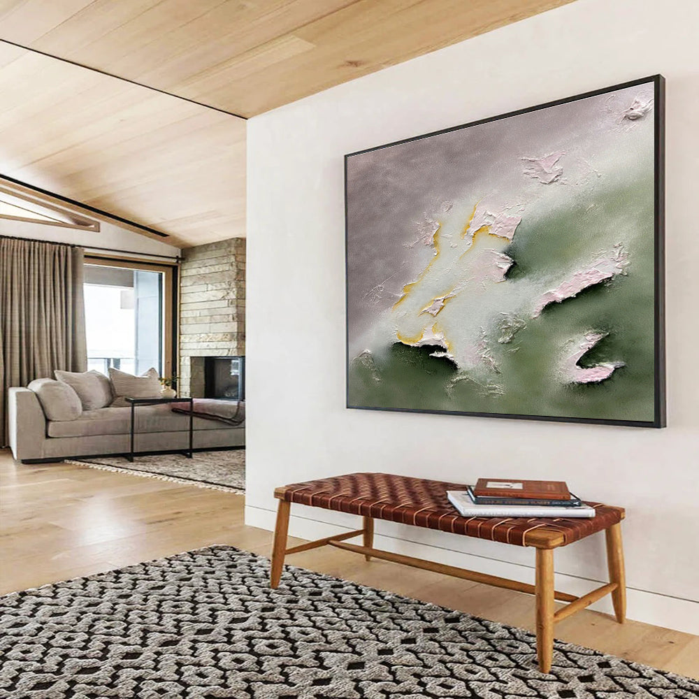Oversized Custom Handmade Abstract Painting for Organic Farms’ Farmhouses DLZ3302