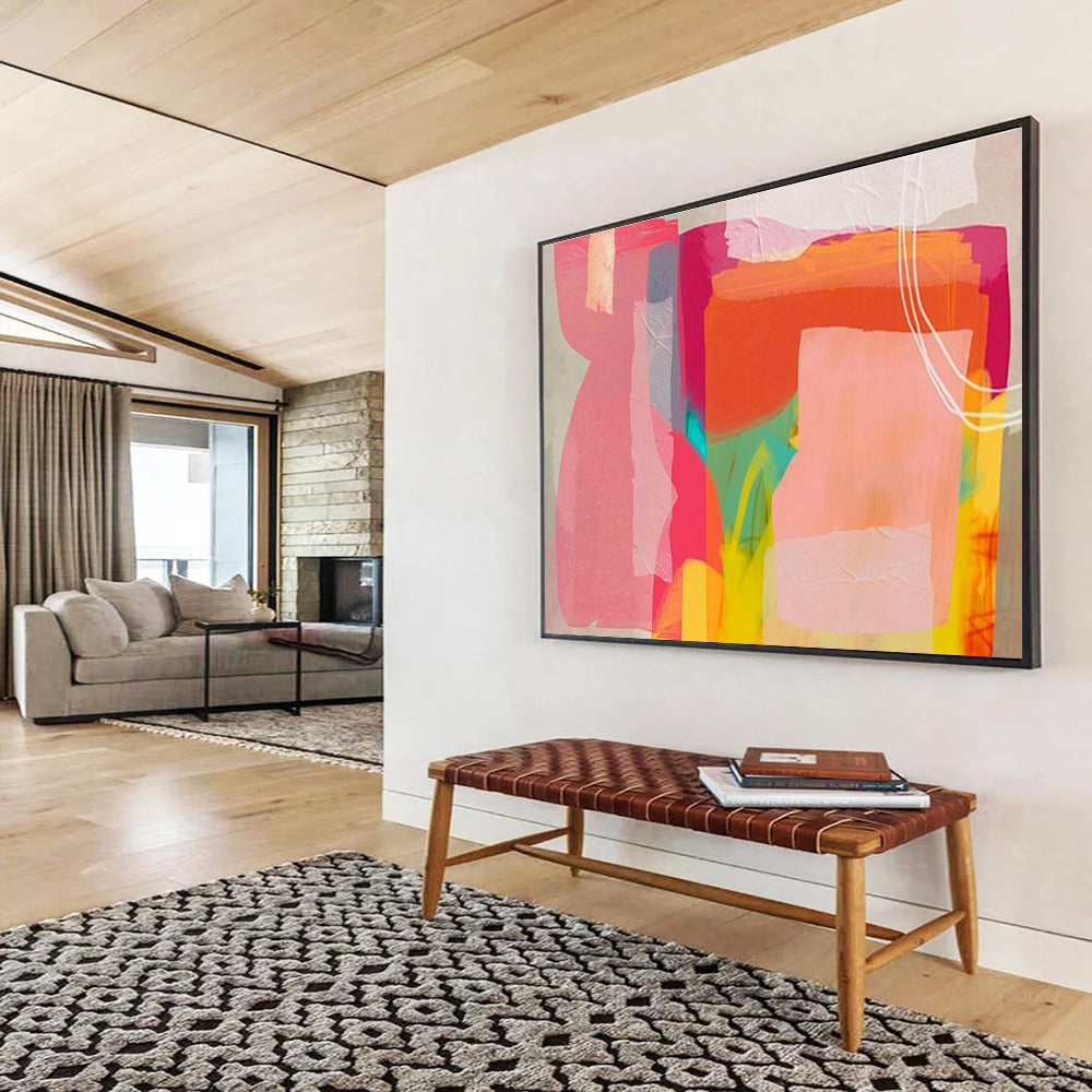 Bespoke Underwater Renewable Energy Farm Oversized Abstract Hand-Painted Mural DLZ2585
