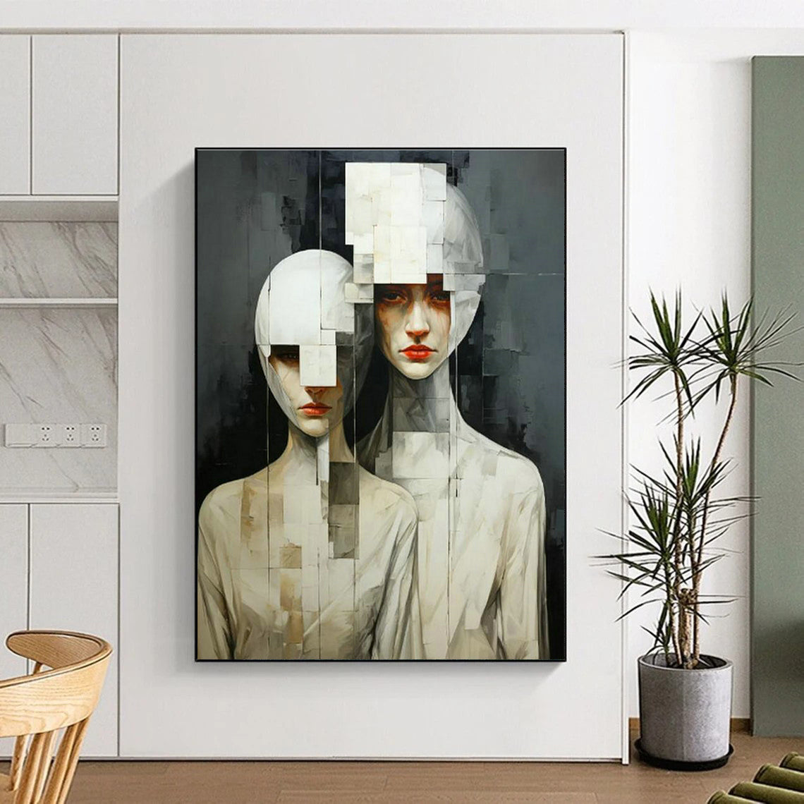 Titanic Custom Hand-Painted Abstract Painting - Medieval Splendor for Castle Banquet Halls  DLZ0330