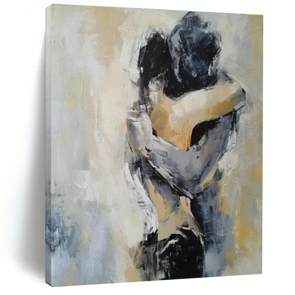 Gigantic Custom Hand-Painted Abstract Canvas for Mobile Artisan Markets  DLZ0108