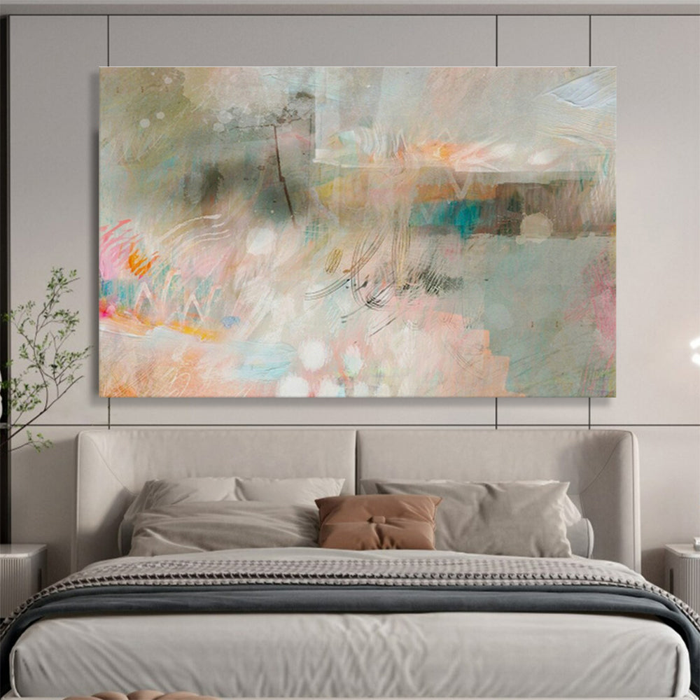 Tailored Hyperloop Pod Manufacturing Facility Giant Abstract Hand Painting DLZ2587