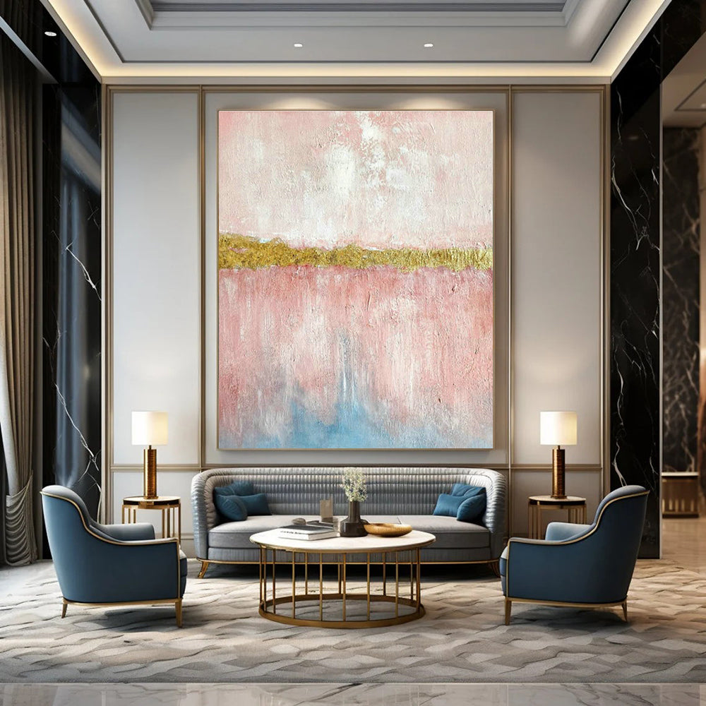 Titanic Custom Hand-Painted Abstract Painting - Steampunk Fantasy for Vintage Airship Museums  DLZ0300