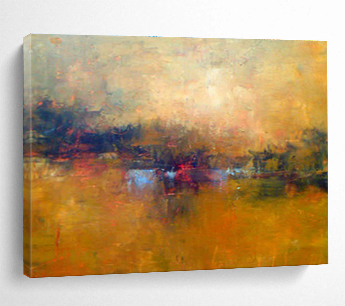 Custom Giant Abstract Hand Painting for Mental Health Counseling Center DLZ2783