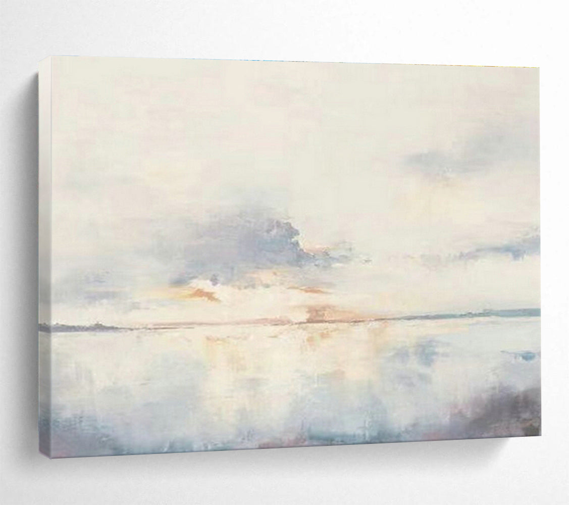 Custom-Made Giant Abstract Hand Painting for Yacht Interior Salon DLZ2799