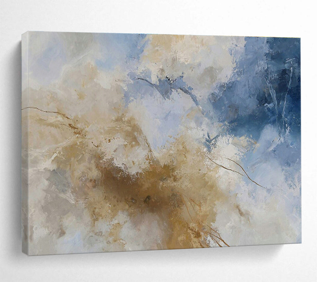 Custom-Made Hyperloop Station Large Abstract Hand Painting DLZ2520