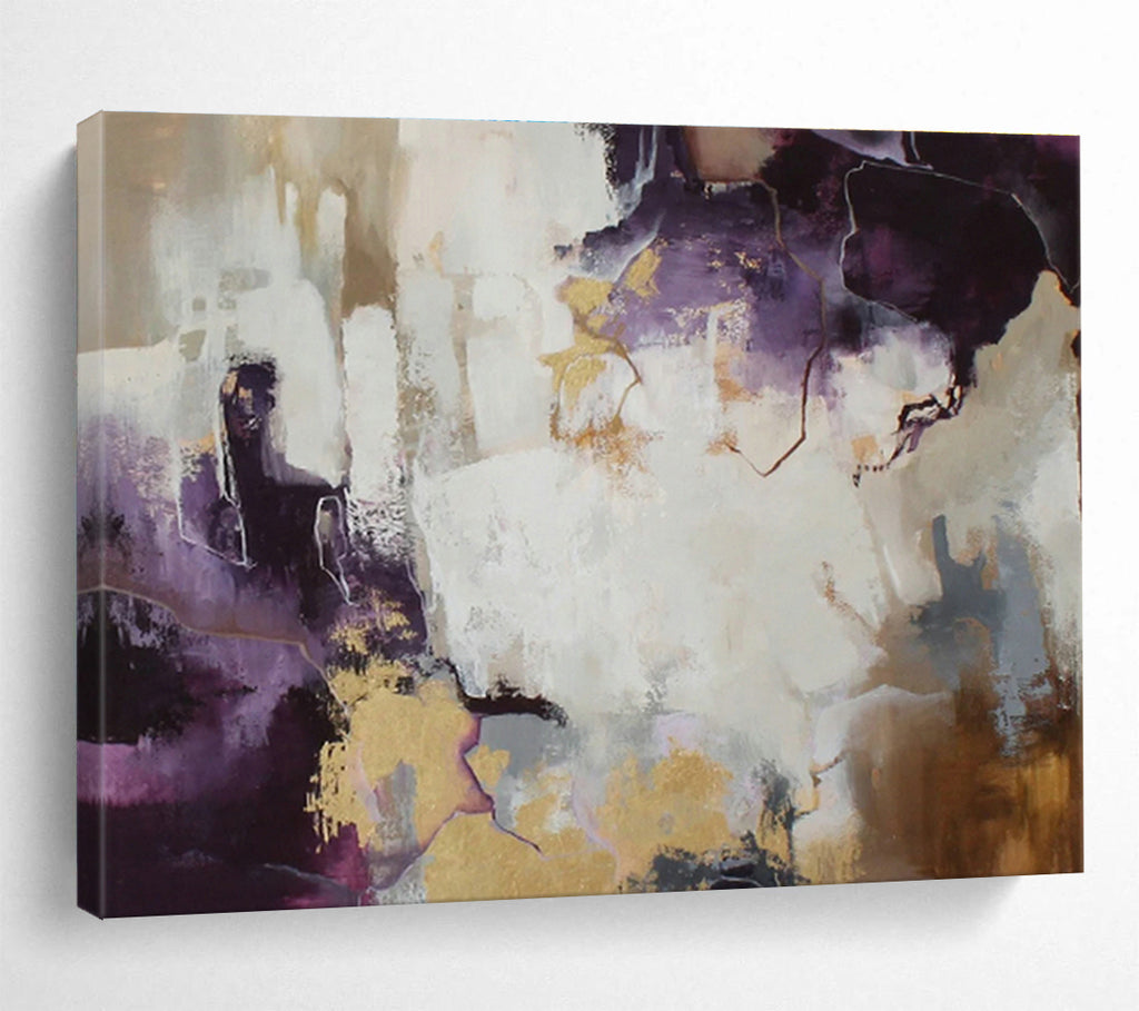 Oversized Custom Hand-Painted Abstract Art for Online Auction Platform Operations Office DLZ2892