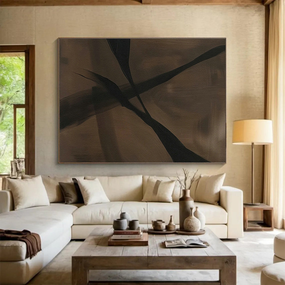 Customized Large-Scale Abstract Hand Painting for Deep-Sea Mineral Exploration Vessel DLZ2969