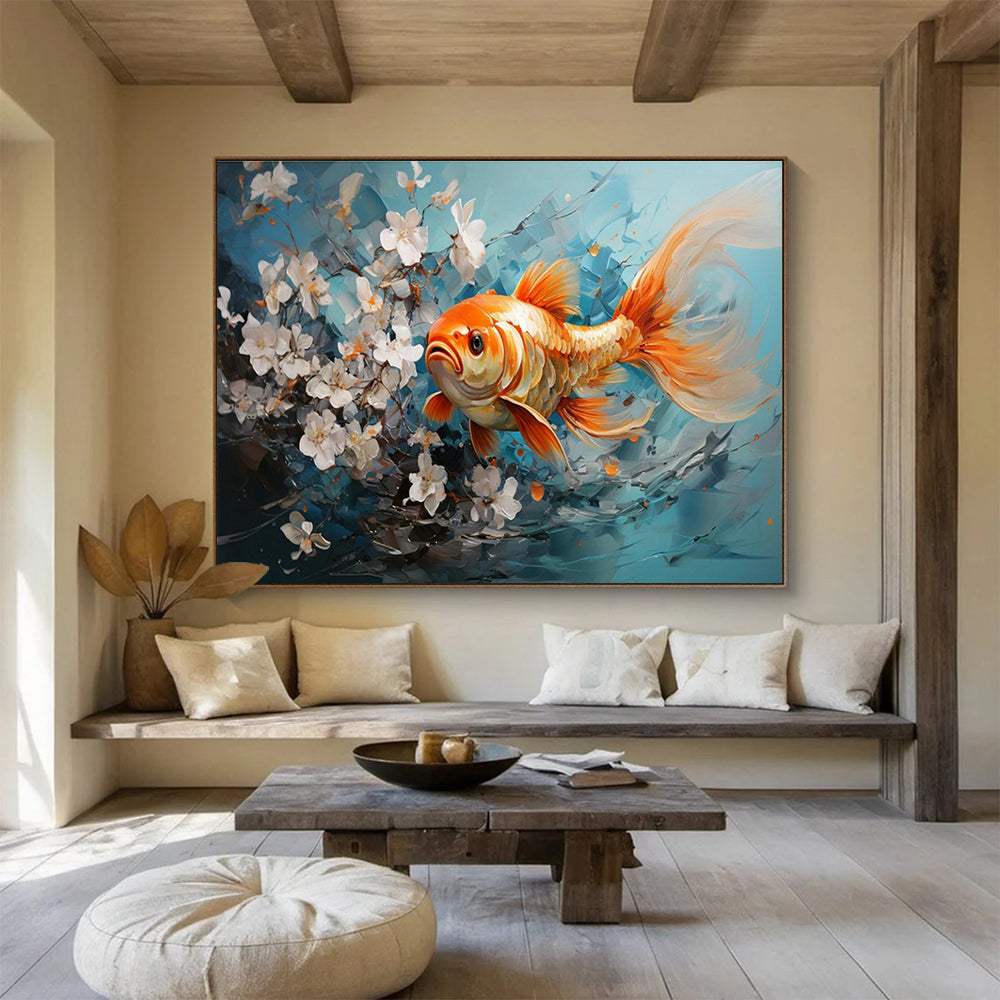 Large Custom Abstract Hand-Painted Art for Urban Vertical Farming Crop Pest Resistance Gene Editing Institute DLZ3148