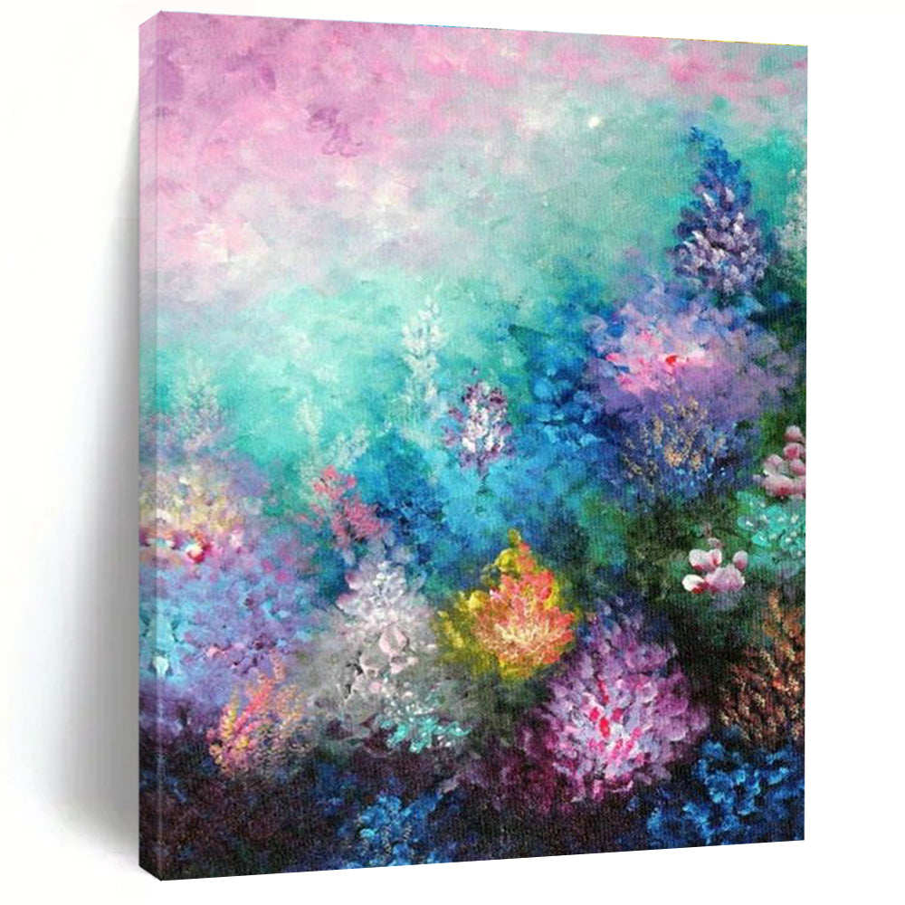 Jumbo Customizable Hand-Painted Abstract Artwork for Co-Creating Workspaces  DLZ0065