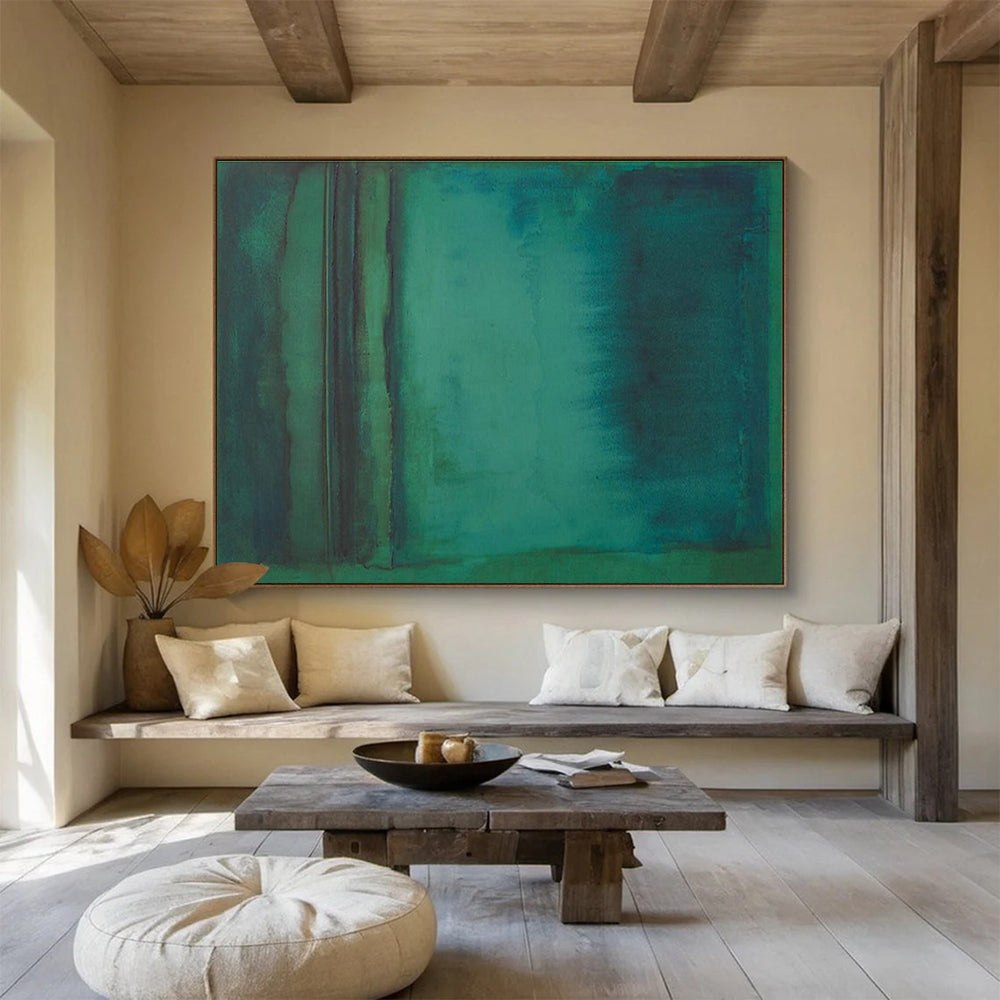 Large-Size Custom Abstract Hand Painting for Urban Rooftop Beekeeping Cooperative Office DLZ2999