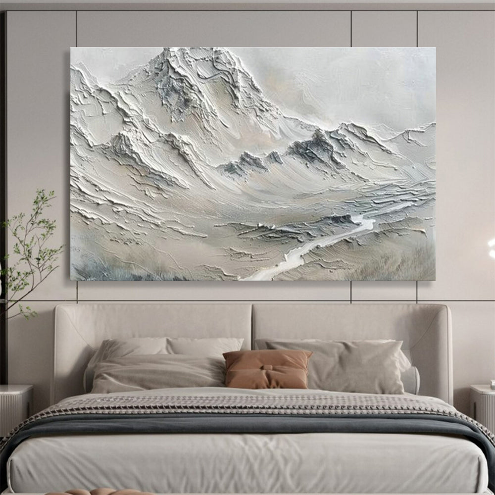Customized Large Abstract Hand Painting for Community Composting Facility Office DLZ2841