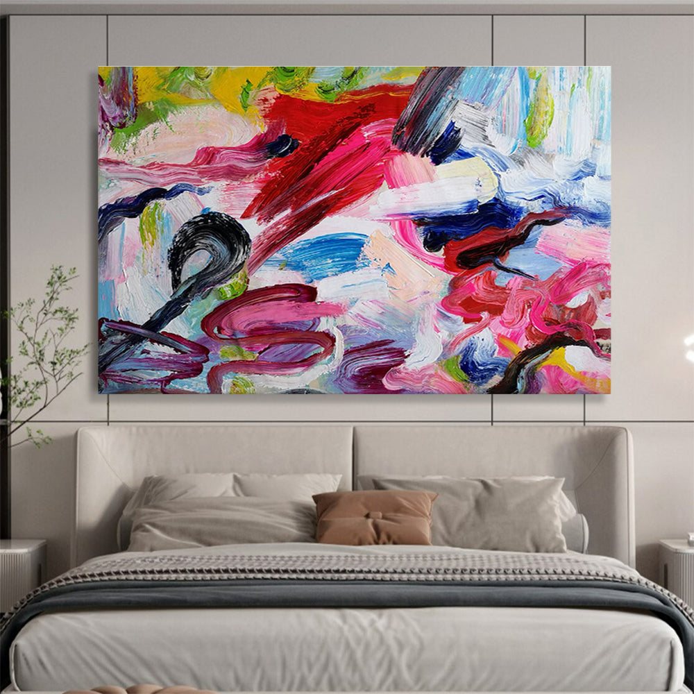 Customized Large Abstract Hand Painting for Studio DLZ2681