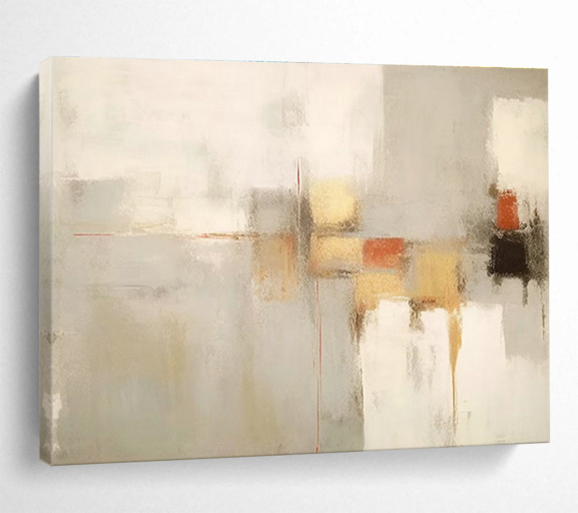 Large Custom Abstract Hand-Painted Art for Pilates Studio DLZ2732