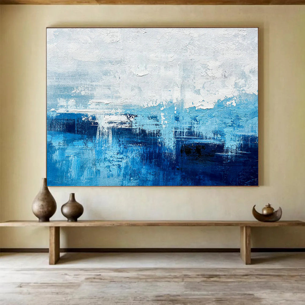 Tailored High-Altitude Wind Energy Conversion Facility Giant Abstract Hand Painting DLZ2659