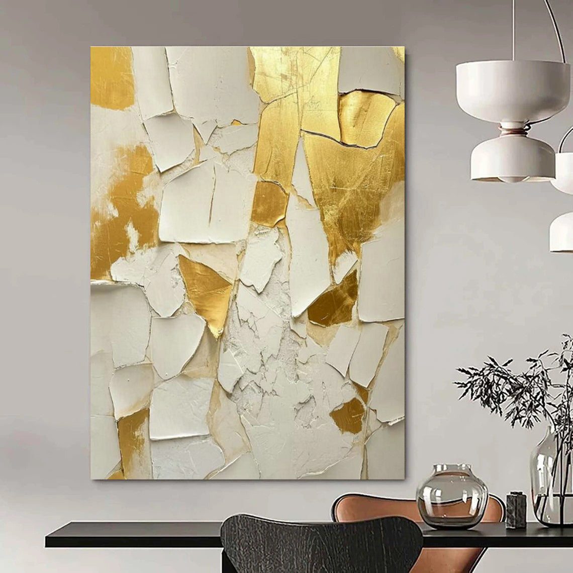 Colossal Custom Hand-Painted Abstract Canvas - Cosmic Wonders for Planetarium Domes  DLZ0328