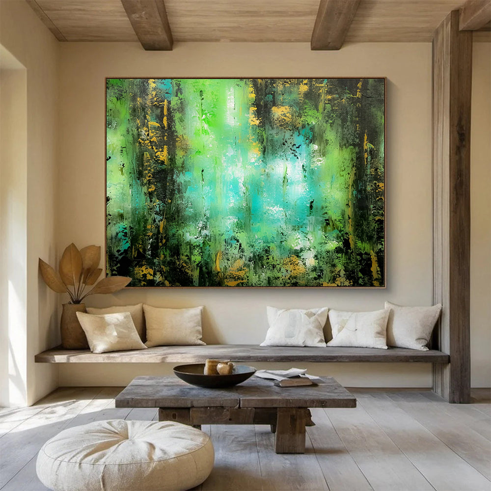 Jumbo Custom Hand-Painted Abstract Art for Aquarium Gift Shops DLZ3305