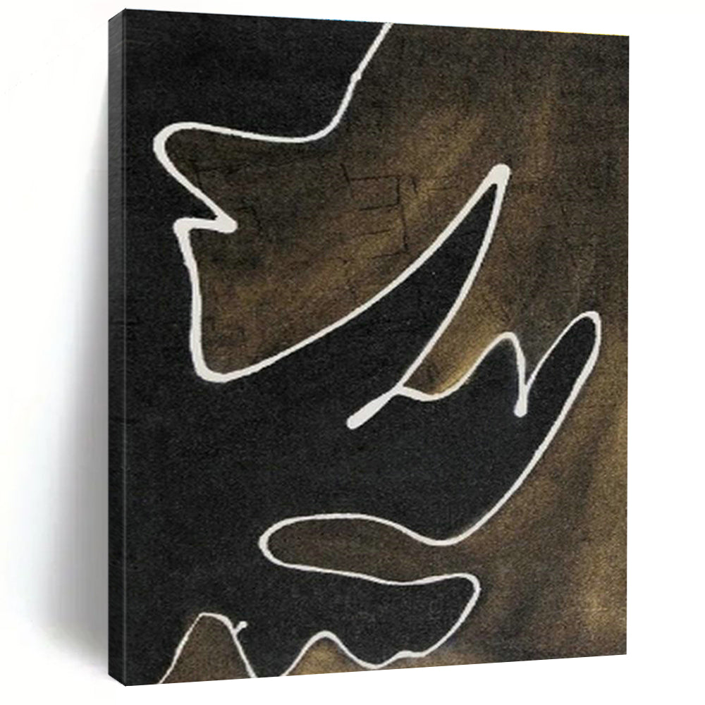 Gigantic Custom Hand-Painted Abstract Canvas for Plant-Based Cooking Schools  DLZ0070