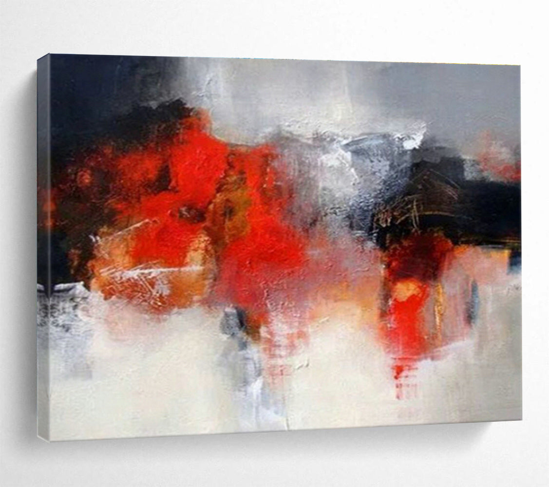 Large-Size Custom Abstract Hand Painting for Tramway Depot Staff Break Room DLZ2814