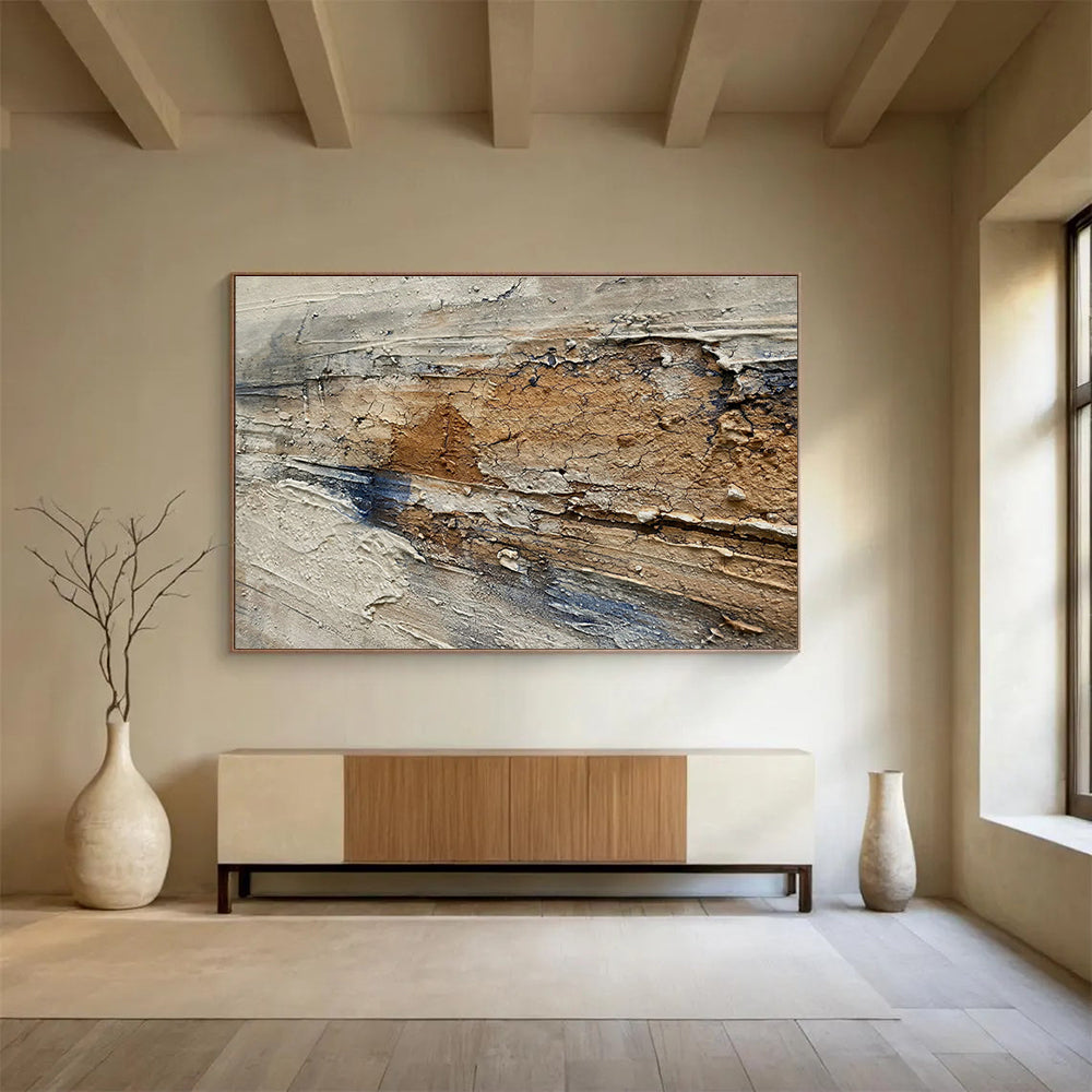 Bespoke Club Large Abstract Hand-Painted Art