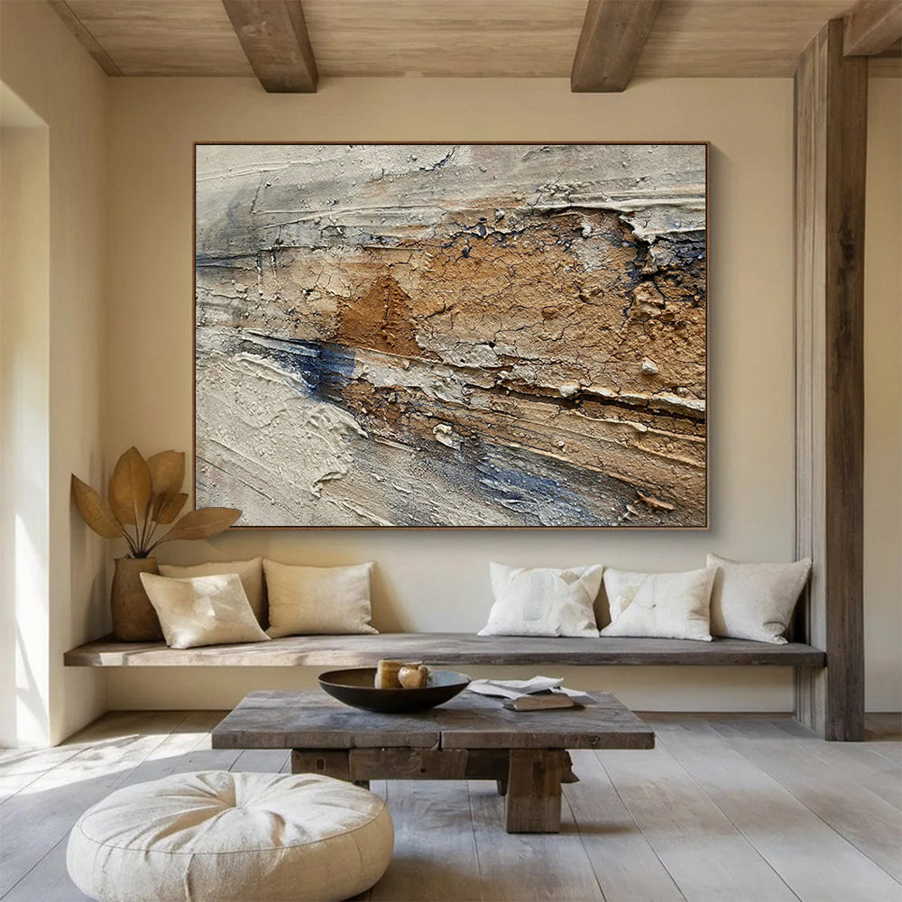 Bespoke Club Large Abstract Hand-Painted Art