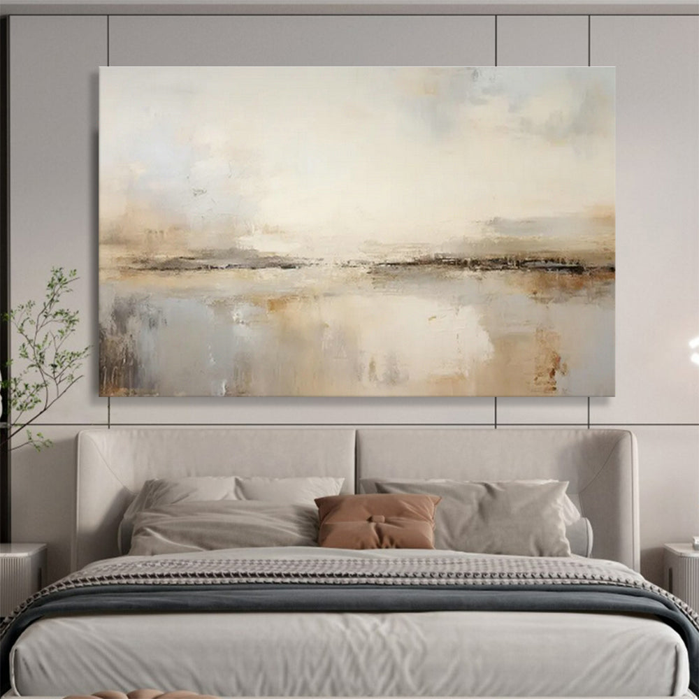 Large-Size Custom Abstract Hand Painting for Urban Vertical Aquaponics School DLZ3007