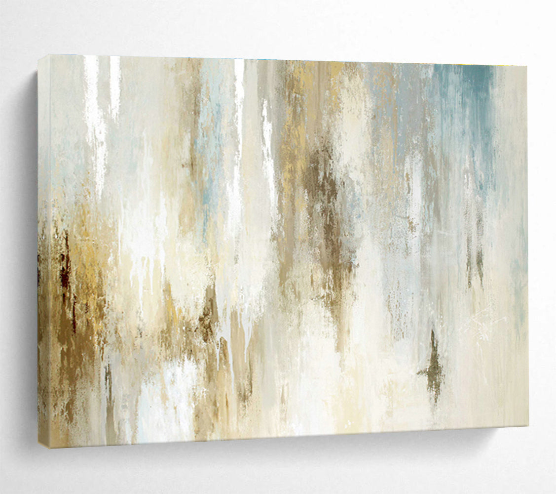 Oversized Custom Hand-Painted Abstract Art for Ice Hotel Banquet Hall DLZ2906