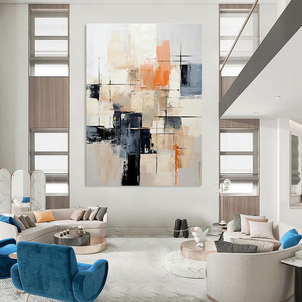Ornate Large-Scale Custom Hand-Painted Abstract Artwork - Exotic Mystique for Insect Museums  DLZ0269