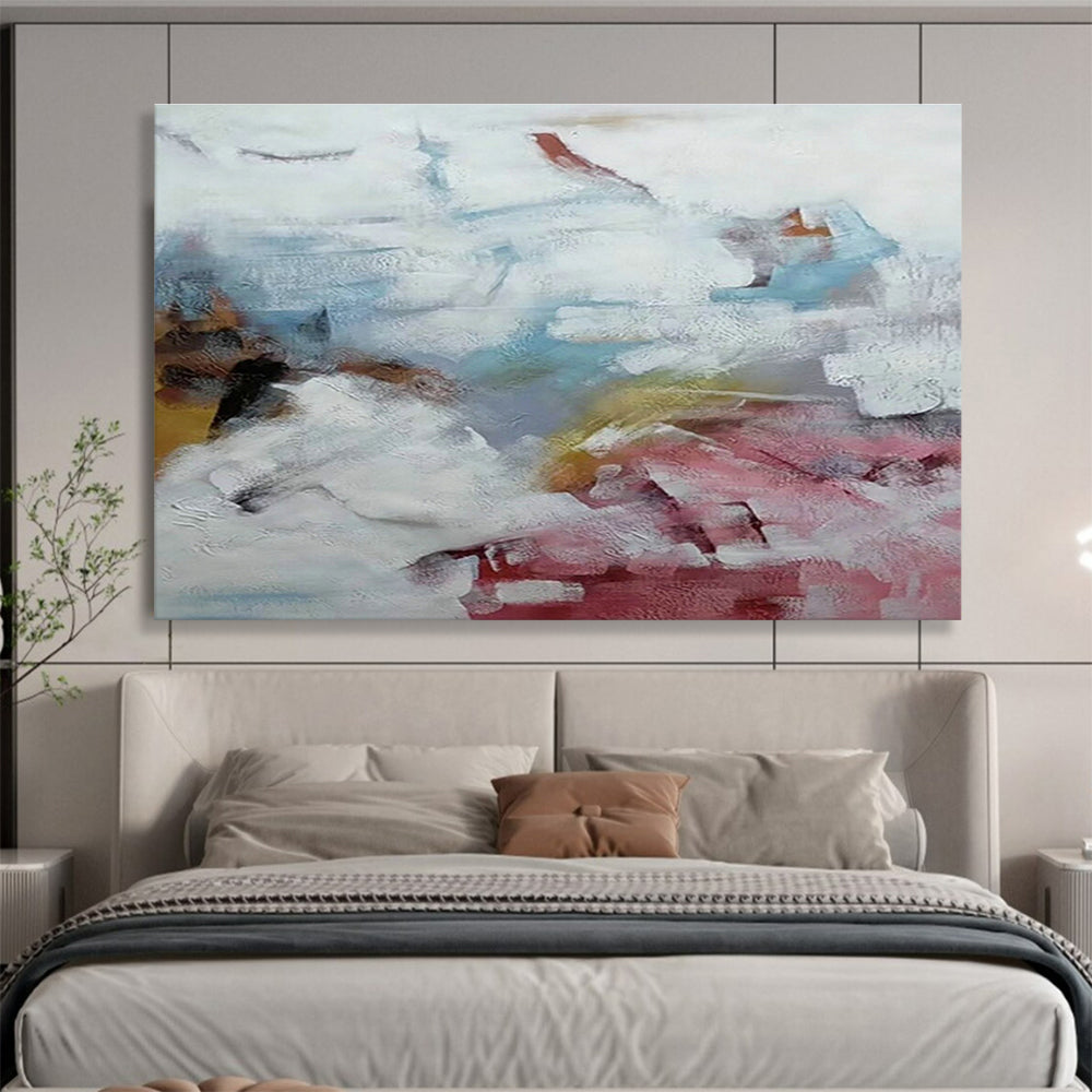 Tailored High-Altitude Research Station Giant Abstract Hand Painting DLZ2547
