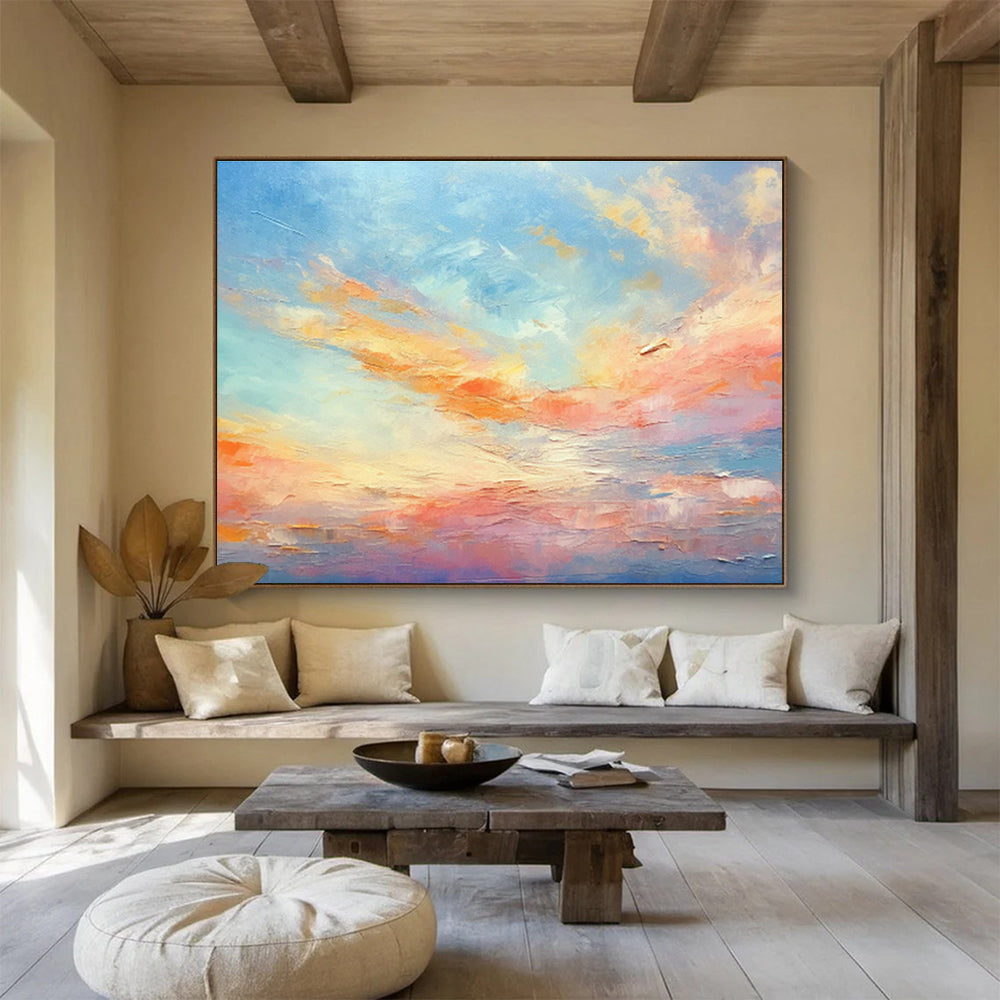 Custom-Made Aquarium Large Abstract Hand Painting