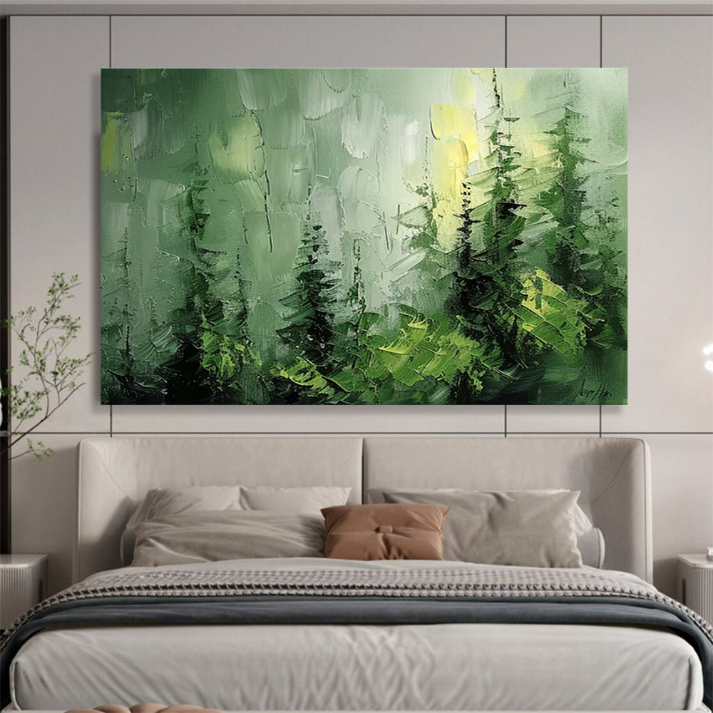 Oversized Custom Hand-Painted Abstract Art for Subterranean Cave Fauna Adaptation and Evolution Research Station DLZ3214
