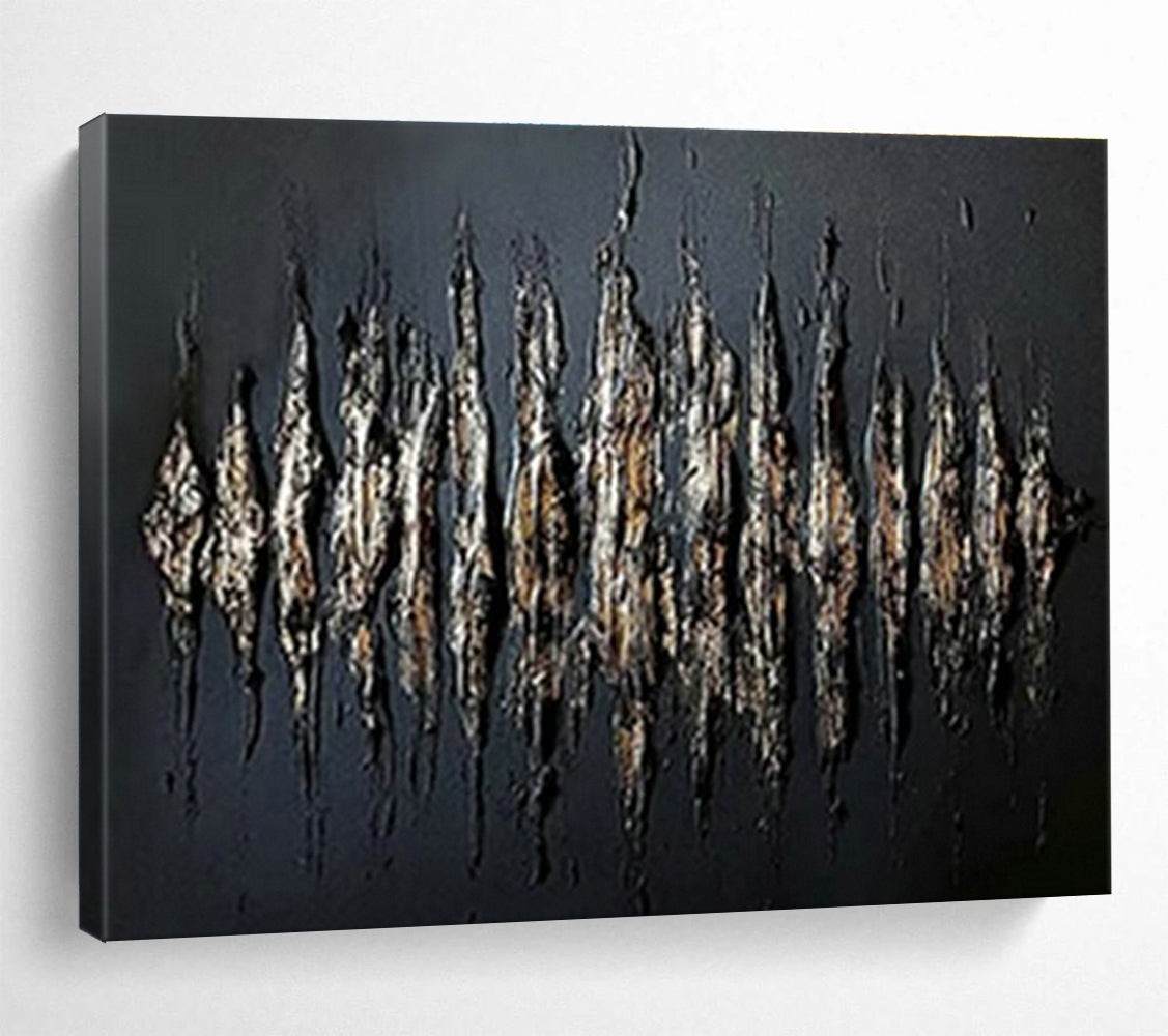 Customizable Luxury Residence Giant Abstract Hand Painting