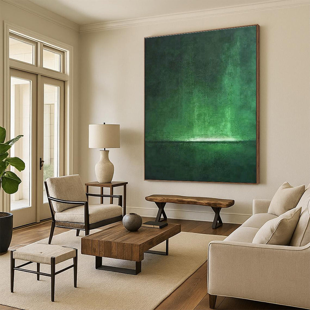 Immense Custom Hand-Painted Abstract Painting - Quantum Mystique for Quantum Physics Research Centers  DLZ0312