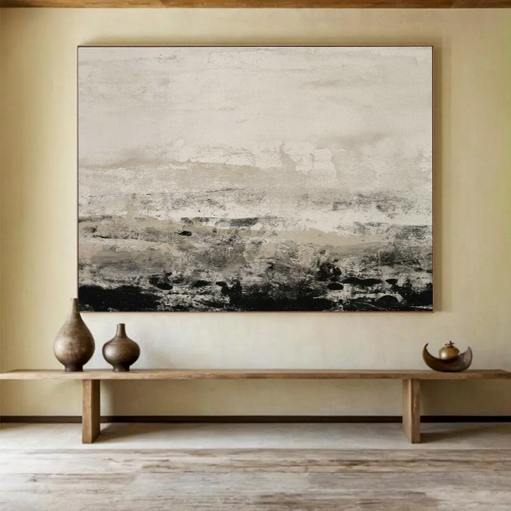 Customized Large-Scale Abstract Hand Painting for Hydrogen Fuel Cell Production Facility DLZ2829
