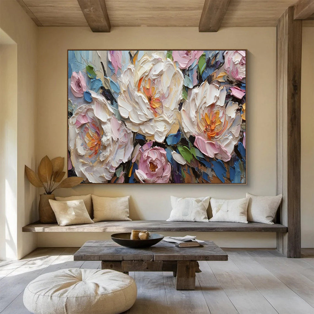 Oversized Customizable Handmade Abstract Wall Art for Basement Rec Rooms DLZ3275