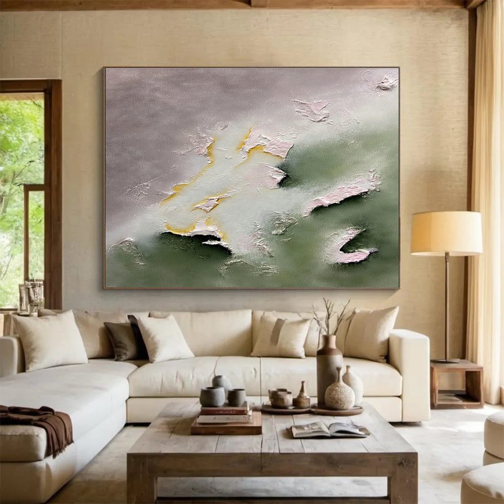 Oversized Custom Handmade Abstract Painting for Organic Farms’ Farmhouses DLZ3302