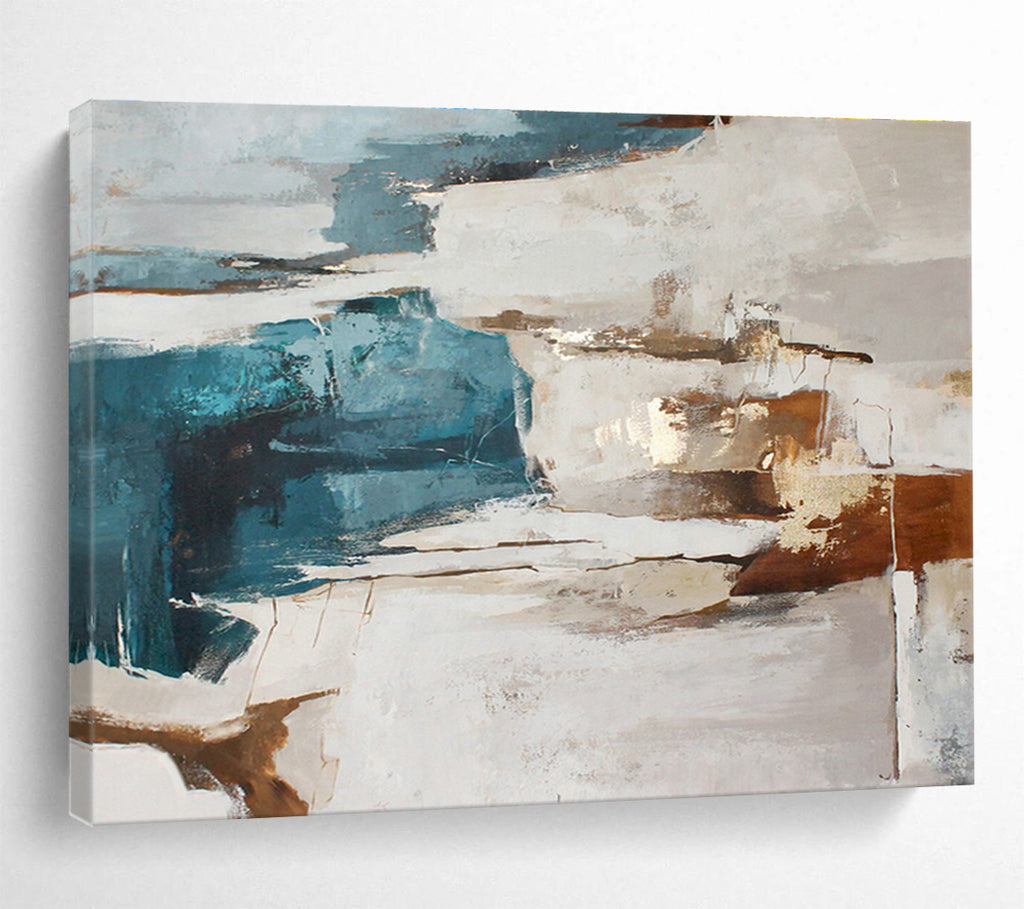 Large Custom Abstract Hand-Painted Art for Cave Restaurant Dining Area DLZ2904