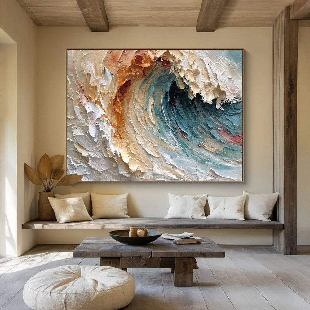 Customized Large-Scale Abstract Hand Painting for Underwater Archaeological Site 3D Mapping Studio DLZ3060