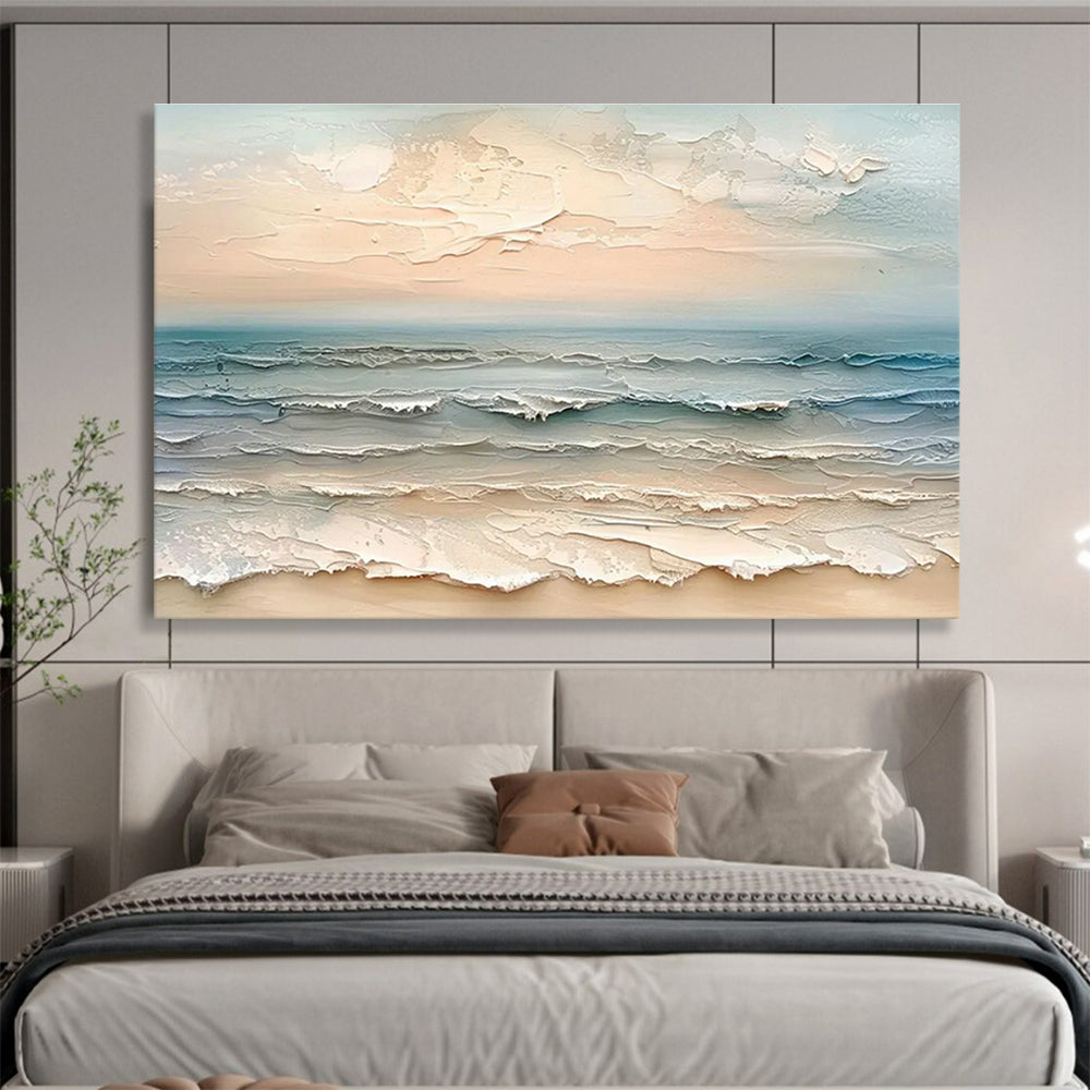 Large-Size Custom Abstract Hand Painting for Urban Vertical Aquaponics Fish Waste Recycling and Nutrient Recovery Facility DLZ3179