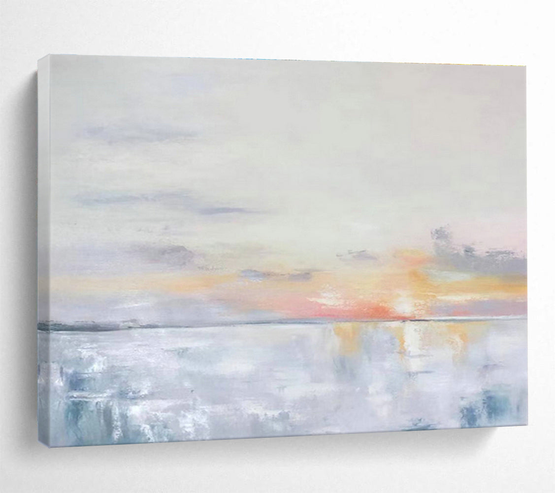 Oversized Custom Hand-Painted Abstract Art for Logistics Warehouse Loading Dock DLZ2804