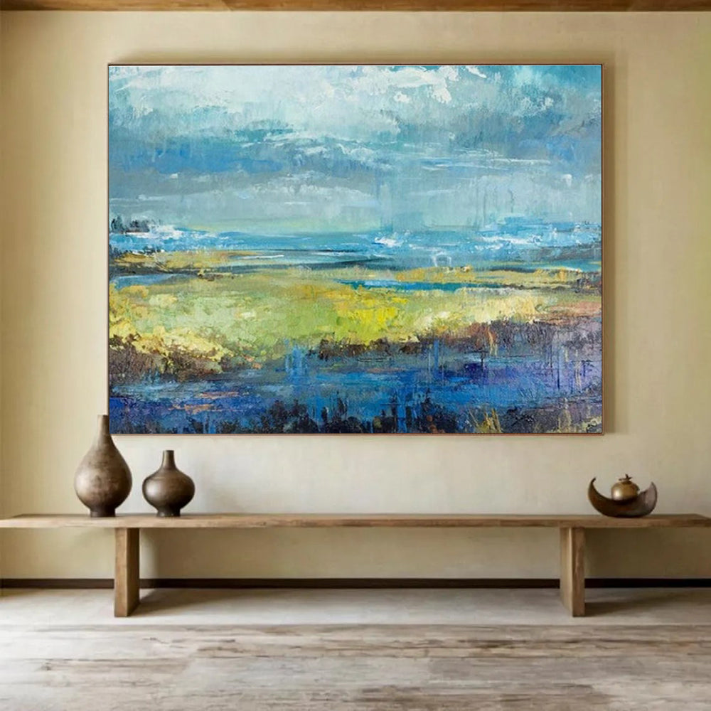 Customizable Underwater Communication Hub Abstract Hand Painting DLZ2574