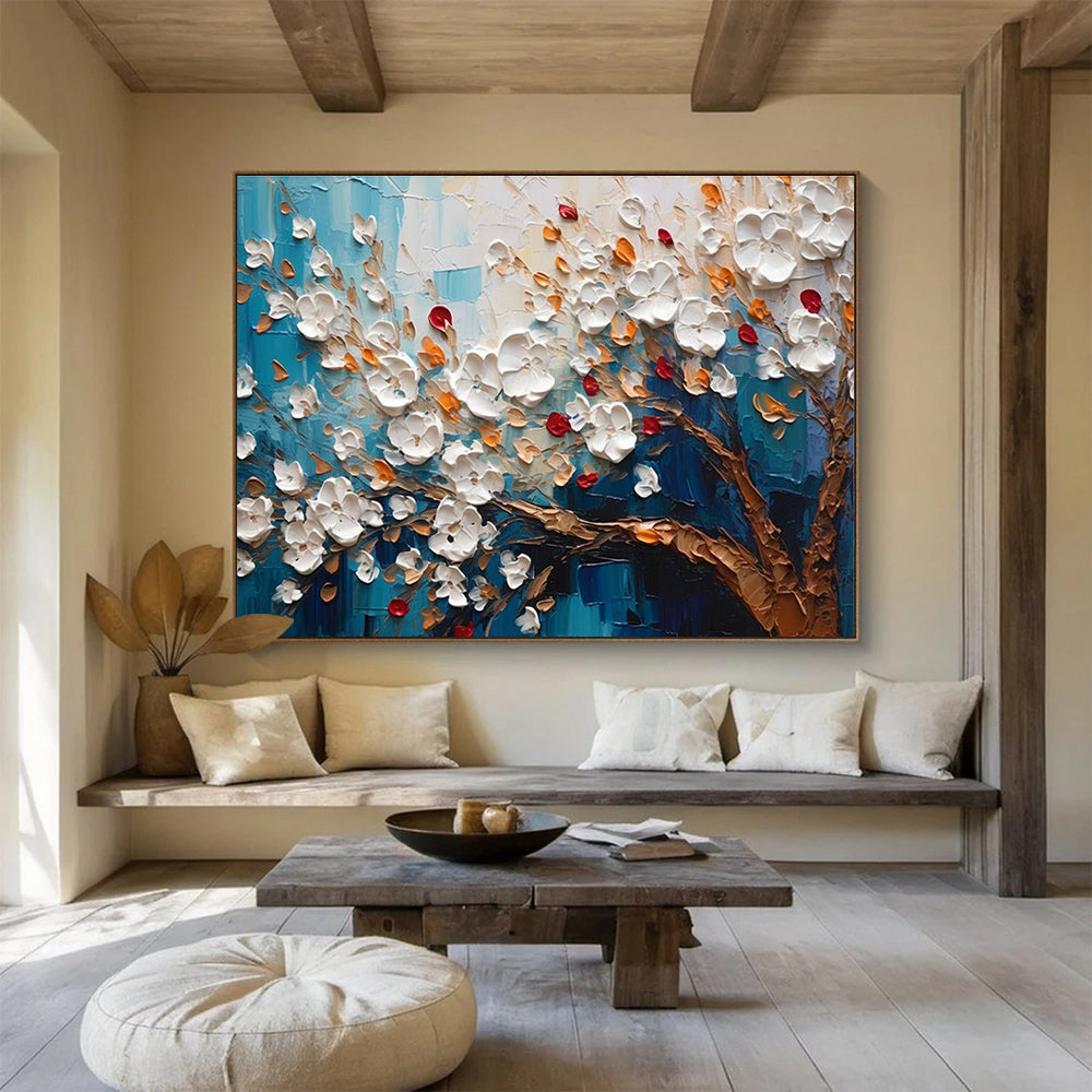Oversized Custom Hand-Painted Abstract Artwork for Children’s Playrooms DLZ3272