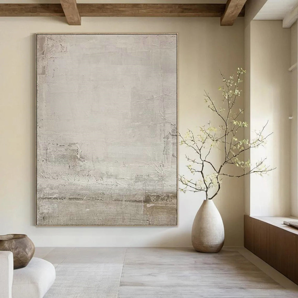 Vast Custom Hand-Painted Abstract Canvas - Relaxing Vibe for Pet Spas  DLZ0203